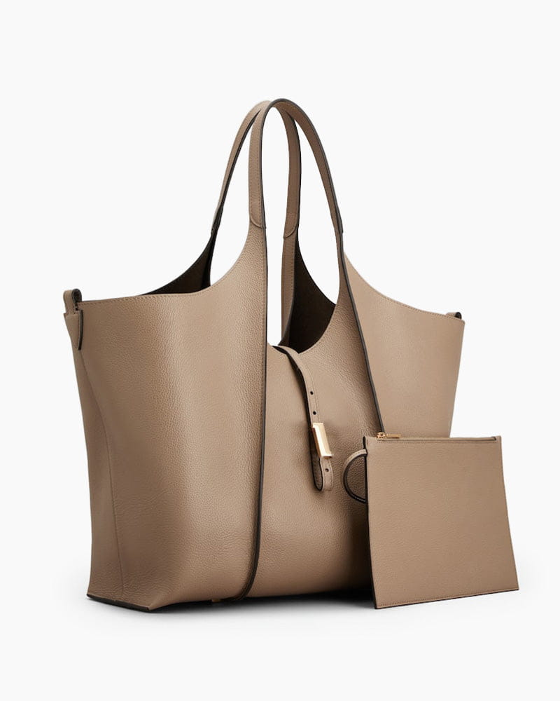T Timeless Leather Tote Bag for Everyday Use