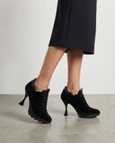 Women’s Sport-Chic Stiletto Suede High-Heel Sneakers