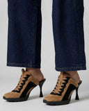 Women’s Sport-Chic Elevate High-Heel Sneaker Sandals-Brown