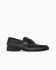 Women Soft Loafer Black in Leather