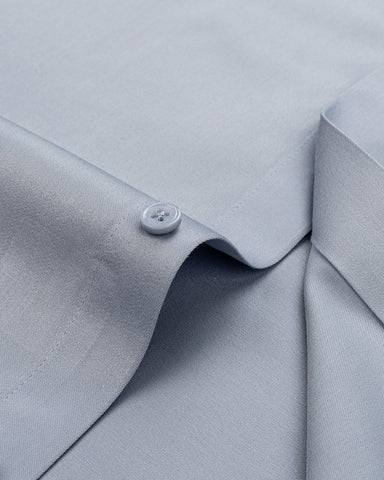 Business Formal Short-sleeved Shirt In 200s Cotton