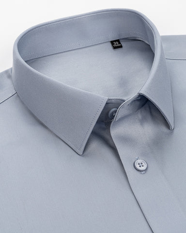 Business Formal Short-sleeved Shirt In 200s Cotton