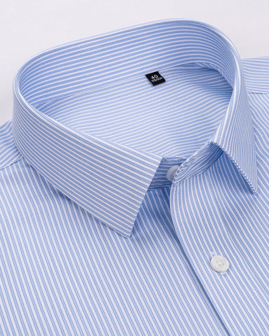 Business Formal Short-sleeved Shirt In 200s Cotton