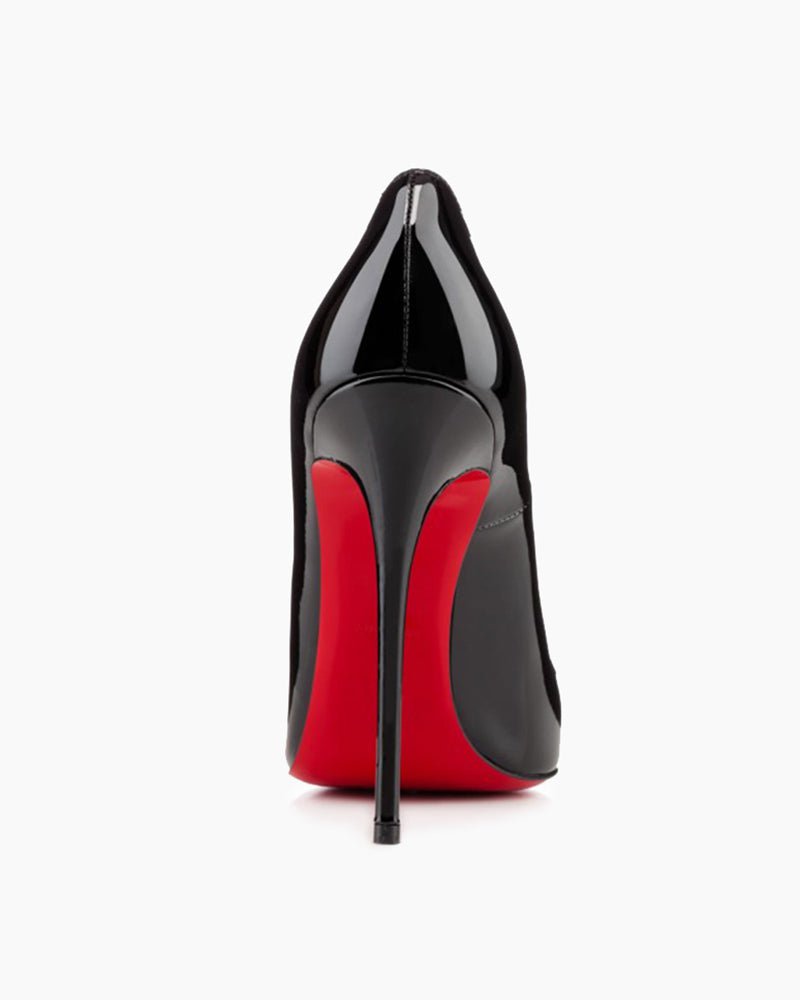 Kate Series - 120mm Pumps - Elegant Red-Bottom Patent Leather Stiletto Heels