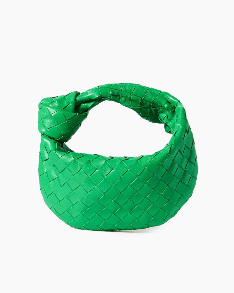 Mini Knotted Intrecciato Leather Tote