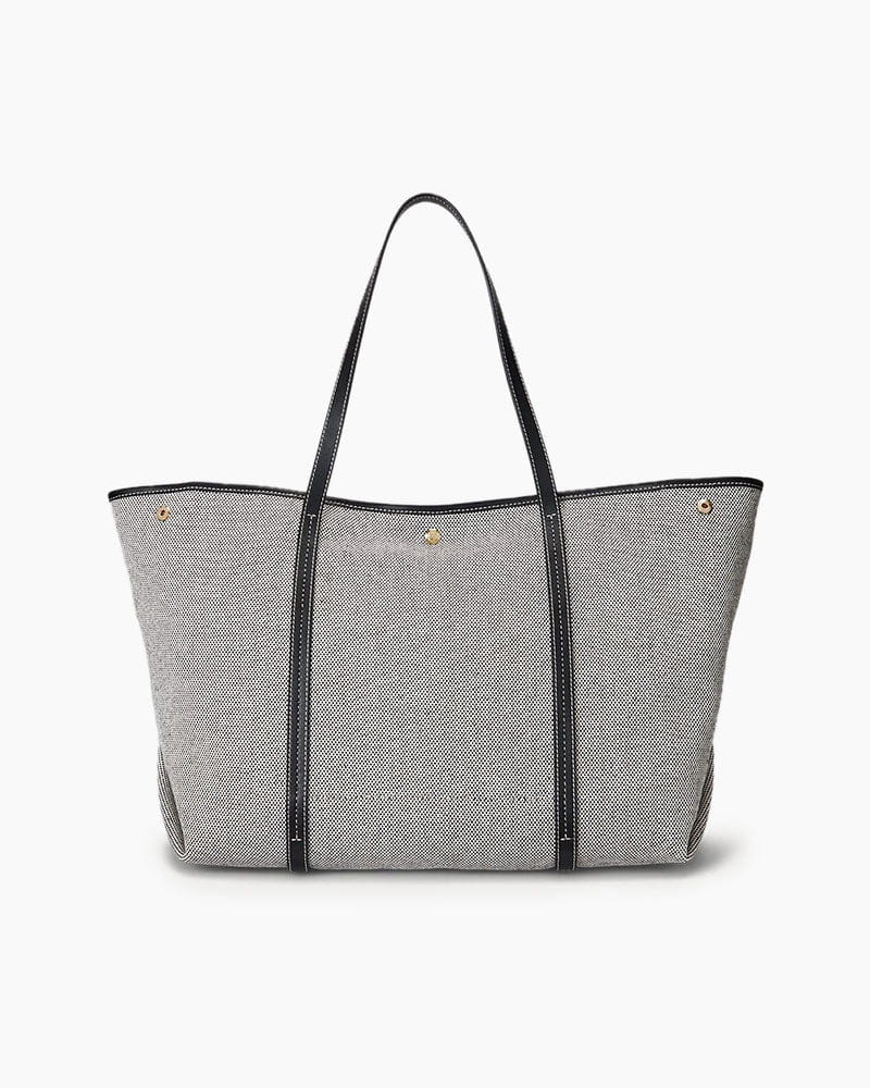 Women's Canvas & Leather Large Emerie Tote Bag
