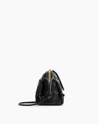 Women's Concert Pouch Intrecciato Leather Shoulder Bag