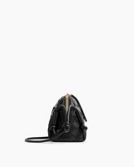 Women's Concert Pouch Intrecciato Leather Shoulder Bag