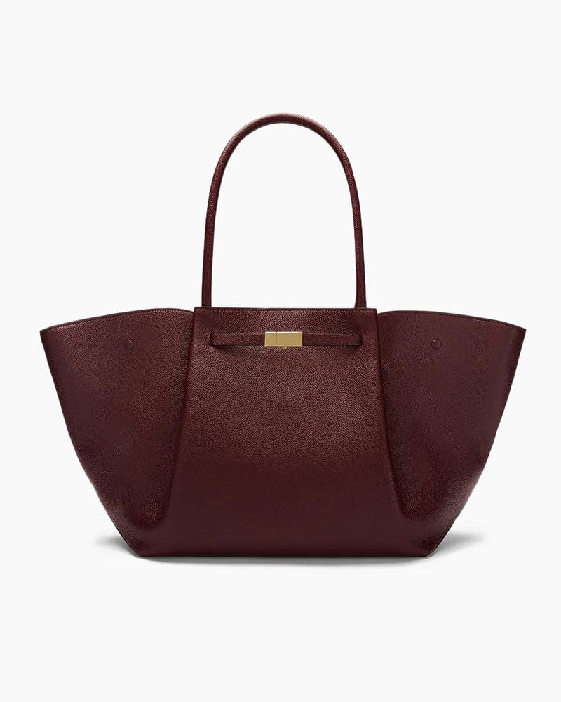 Women's New York Belted Leather Tote Bag