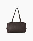 Astra Leather Bowling Bag in Tan