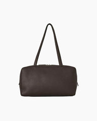 Astra Leather Bowling Bag in Tan