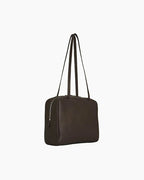 Astra Leather Bowling Bag in Tan