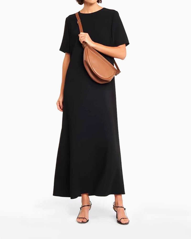 Small Leather Slouchy Banana Bag