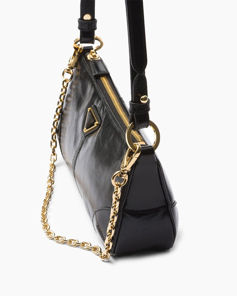 Medium Leather Shoulder Bag – Re-edition 2002