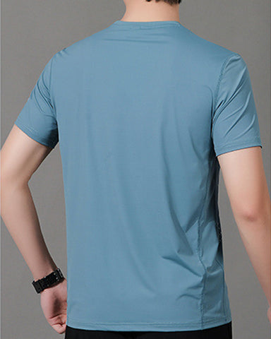 Ice Silk Stretch Short Sleeve Speedo