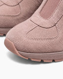 The Retro Amis Suede High Heel Sneakers-Pink