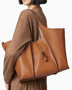 T Timeless Leather Tote Bag for Everyday Use
