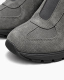 The Retro Amis Suede High Heel Sneakers-Grey