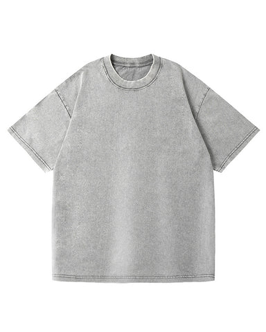 Vintage Cotton Washed Distressed Loose Fit T-Shirt