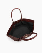 Women's New York Belted Leather Tote Bag