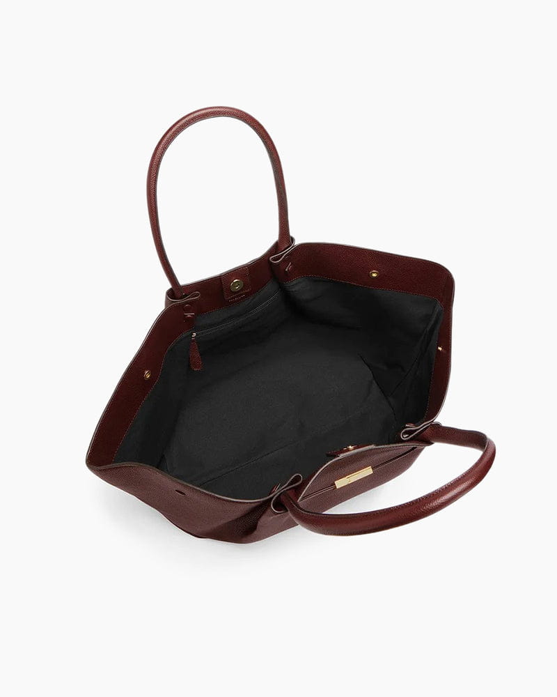 Women's New York Belted Leather Tote Bag