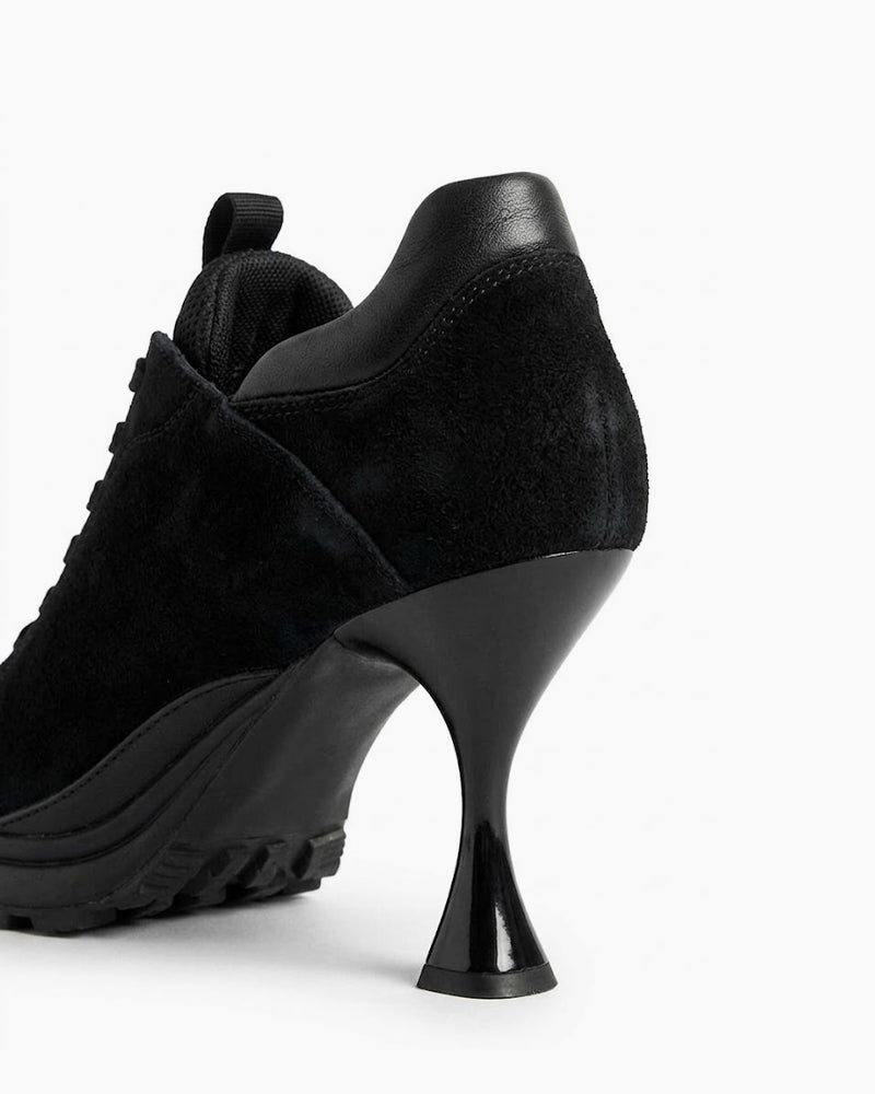 Women’s Sport-Chic Stiletto Suede High-Heel Sneakers