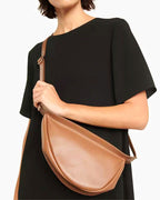Small Leather Slouchy Banana Bag