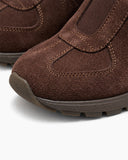 The Retro Amis Suede High Heel Sneakers-Brown