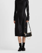 Medium Leather Shoulder Bag – Re-edition 2002