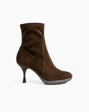 Women’s Urban Athleisure Sock Booties-Coffee