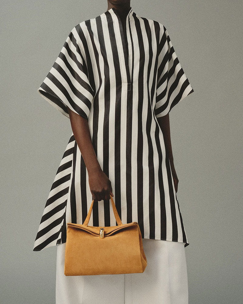 Small Leather Valerie Tote Bag