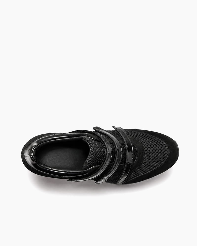 (Pre-sale) Triple-Strap Breathable Mesh High Heel Sneakers