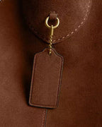 Women's Suede Warm Brown Shoulder Bag