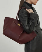Women's New York Belted Leather Tote Bag
