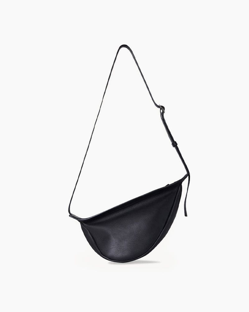 Small Leather Slouchy Banana Bag