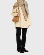 Women’s Elegant T-Lock Leather Clutch Bag