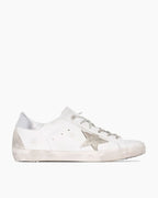 Women's Super Star Distressed Leather Low Top Sneakers