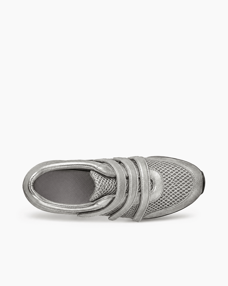 (Pre-sale) Triple-Strap Breathable Mesh High Heel Sneakers