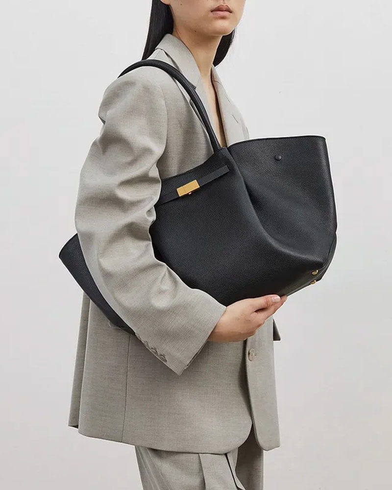 Women's New York Belted Leather Tote Bag