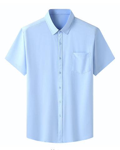 Large Size Loose Business Short Sleeve Shirt