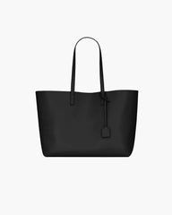 Large Leather Shopping Bag with Structured Design