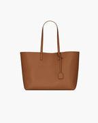 Large Leather Shopping Bag with Structured Design