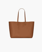 Large Leather Shopping Bag with Structured Design