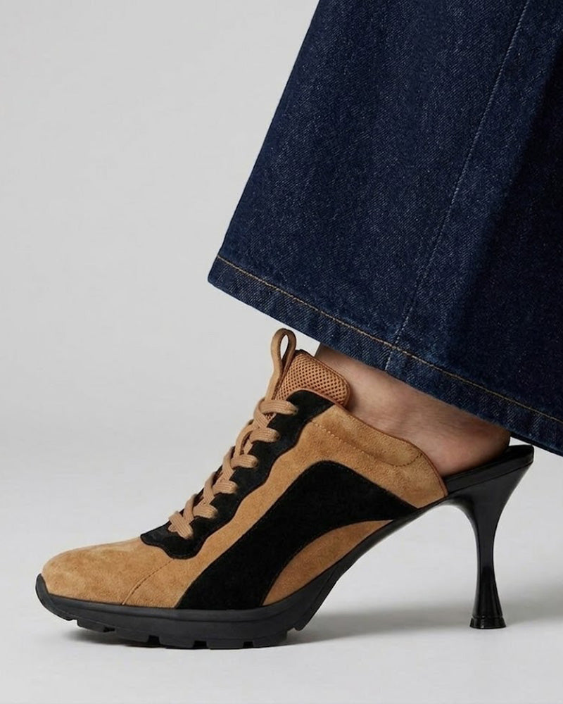 Women’s Sport-Chic Elevate High-Heel Sneaker Sandals-White
