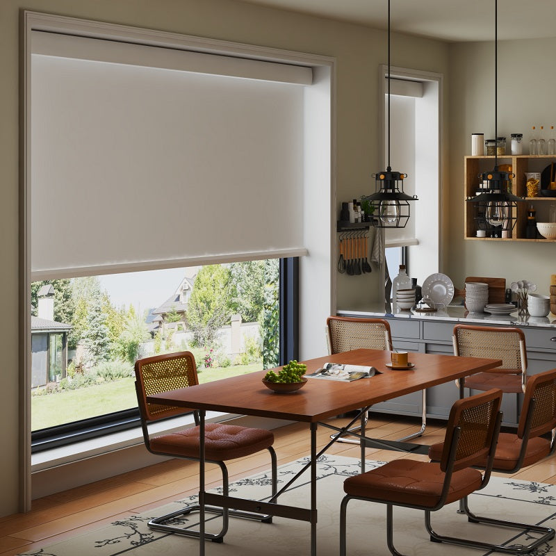 EaseCoo Motorized 100% Blackout Roller Shades