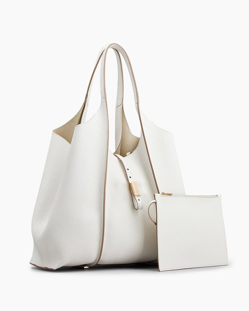 T Timeless Leather Tote Bag for Everyday Use