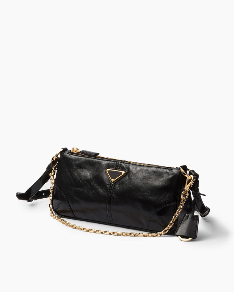 Medium Leather Shoulder Bag – Re-edition 2002