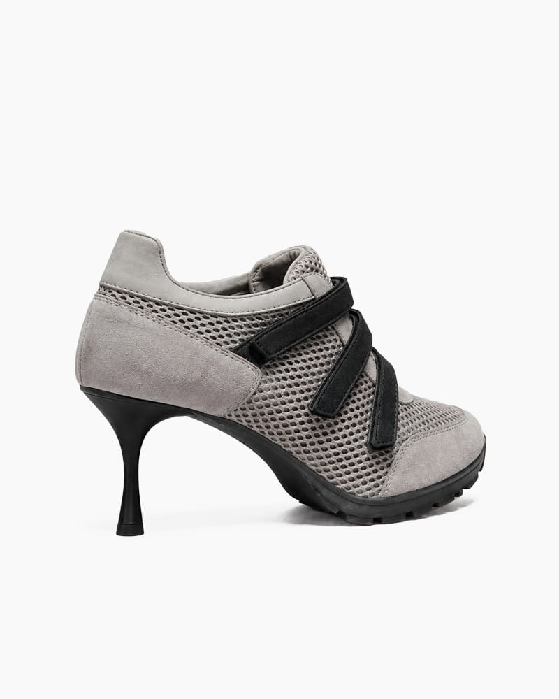 (Pre-sale) Triple-Strap Breathable Mesh High Heel Sneakers