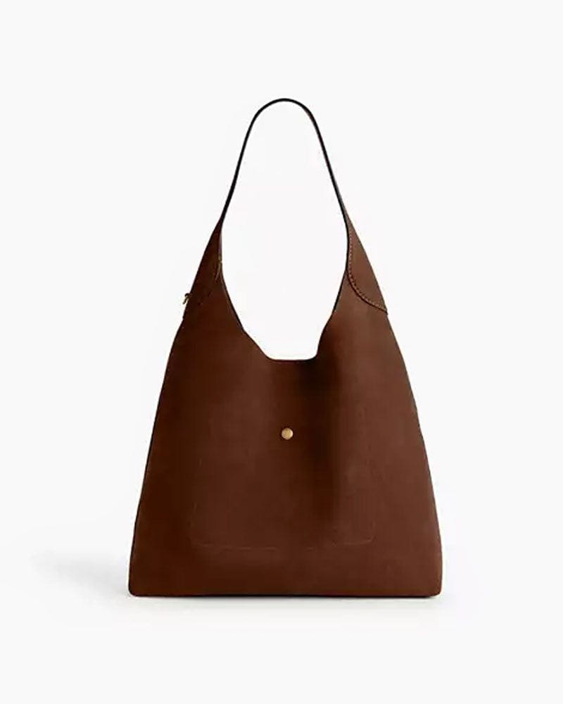Women's Suede Warm Brown Shoulder Bag Main image