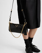 Medium Leather Shoulder Bag – Re-edition 2002